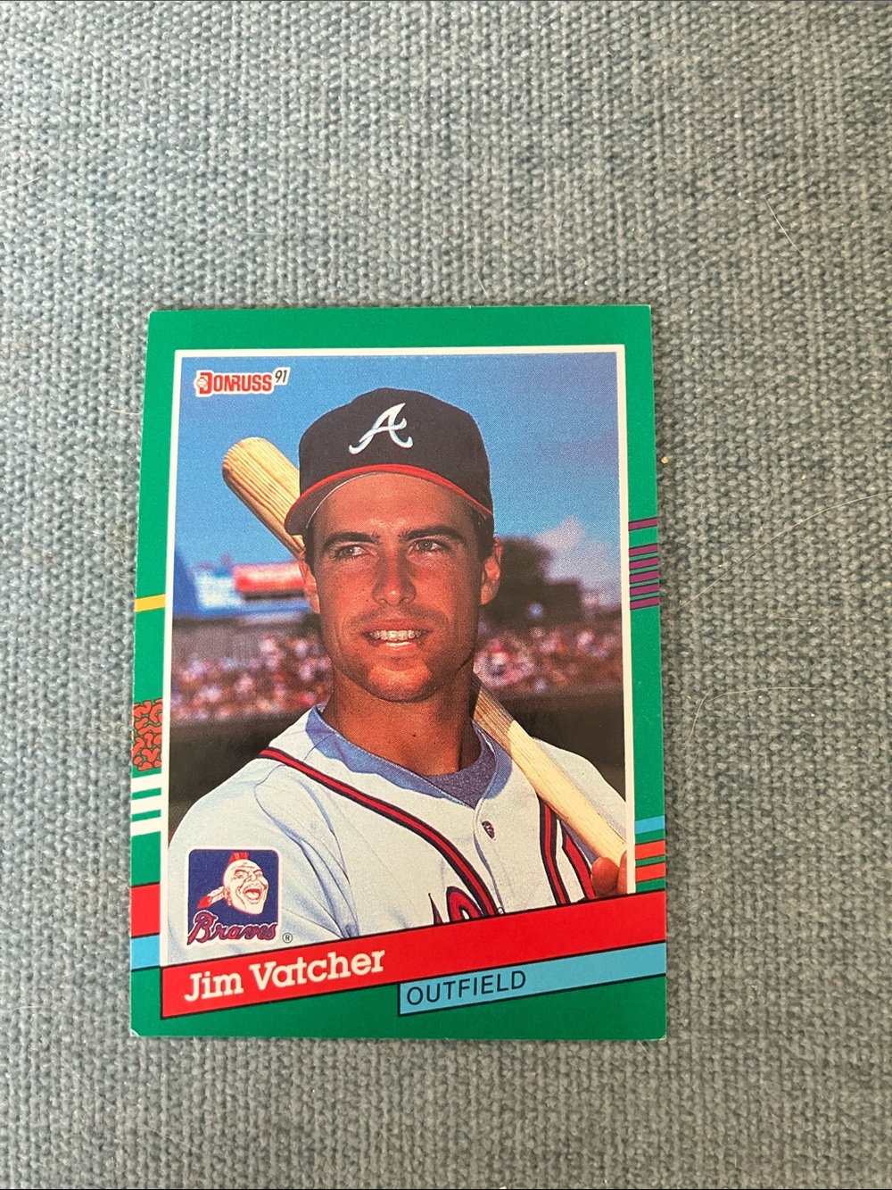 1991 Donruss Atlanta Braves Baseball Card Trading Card